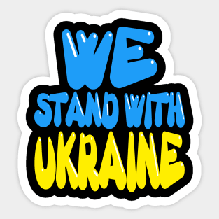 Ukraine trident Ukraine flag Ukrainian flag Ukraine Sticker